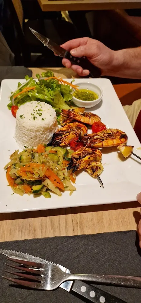 Brochettes de Gambas